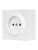Розетка 1-м ОП LETO без заземл. ПБТ бел. LEZARD 752-0200-121B