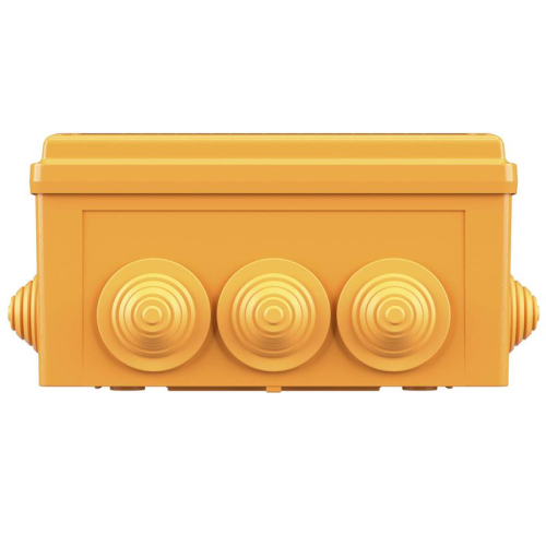 Коробка ответвительная FS 150х110х70мм IP55 4п 450В 32А 10кв.мм с кабельными вводами и клеммниками нерж. контакт пластик. DKC FSK21410