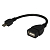 Кабель USB OTG micro USB на USB шнур 0.15м черн. Rexant 18-1182