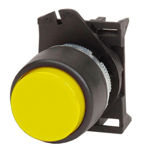 Кнопка без фикс. выпукл. желт. прозр. DKC ABDLR3