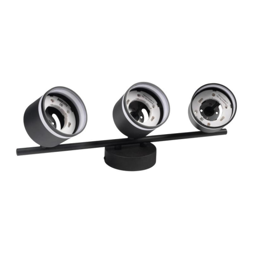 Светильник PCL-0703 max 20Вт (каждая лампа) 3xGX53 IP20 230В BL настен./потолочн. декор. под лампу JazzWay 5066847