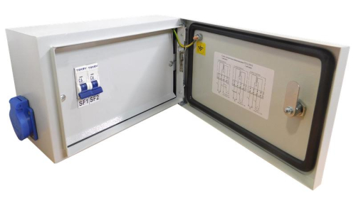 Ящик с понижающим трансформатором ЯТП 0.25 230/24 (2 авт. выкл.) IP54 TOKOV ELECTRIC TKE-TT12-24-250-54