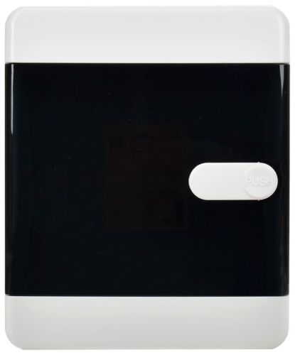 Корпус ЩРН-П-4 UNION Compact IP41 черн. прозр. дверь пластик. IEK UIC-KP12-N-04-41-K01