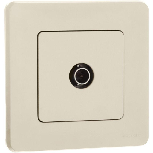 Розетка телевизионная TV Inspiria 2дБ 0-2400мГц с топологией "звезда" механизм сл. кость IEK 673851