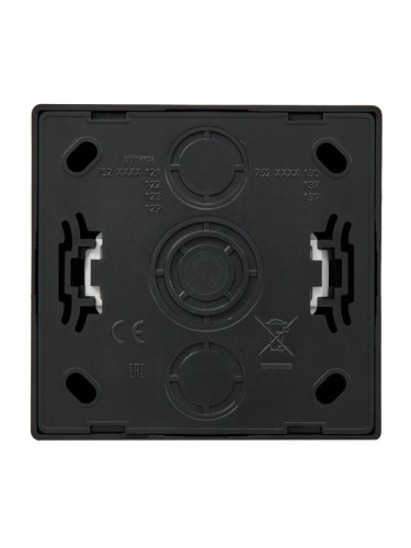 Розетка 1-м ОП LETO с заземл. ПБТ черн. бархат LEZARD 752-4200-122B