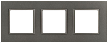 Рамка 3-м Elegance 14-5013-16 Classic для розеток и выключателей титан Эра Б0065827