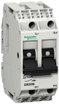 Выключатель автоматический модульный 2п 2А GB2 с комбинир. расцеп. SchE GB2DB07