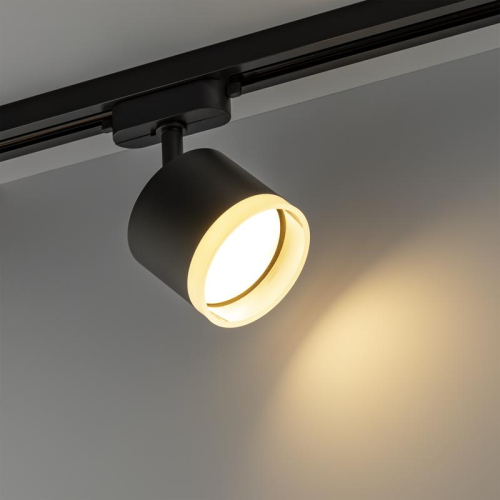 Светильник трековый ARTLINE поворотный 85х85х70мм GX53 230В алюм./пластик. 4кв.м черн. Ritter 59862 0