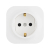 Розетка 1-м ОП Quteo 16А IP20 250В 2P+E с заземл. защ. шторки бел. IEK 782220 Розетка 1-м ОП Quteo 16А IP20 250В 2P+E с заземл. защ. шторки бел. IEK 782220