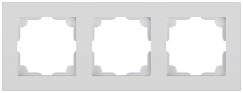 Рамка 3-м СП Accent 6-503-01 бел. Intro Б0063737