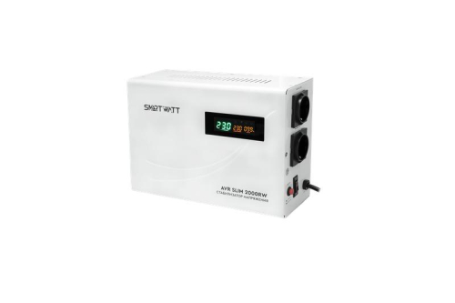 Стабилизатор напряжения настенный SMARTWATT AVR SLIM 2000RW 4512020310004