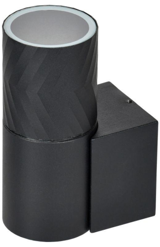 Светильник 5107 GU10 IP65 уличный настенный черн. IEK LT-UBU0-5107-GU10-1-K02