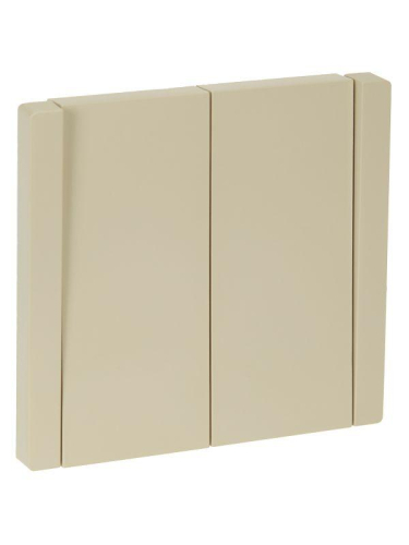 Выключатель проходной 2-кл. СП FORTE&PIANO 10А FP407 ваниль IEK FP-V22-0-10-1-K10