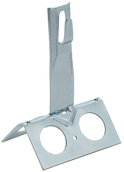 Держатель проводника круглого 6-8мм шир. конька H=80мм оцинк. сталь IEK ZDP81-11-4-68-80