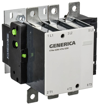 Контактор КТИе-5250 250А 400В/АС3 GENERICA KKTE50-250-400-10