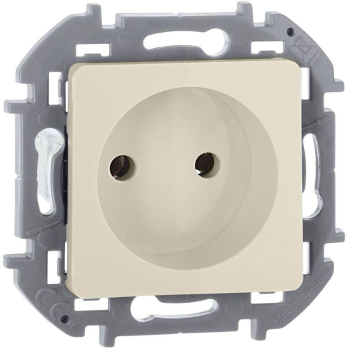 Розетка 1-м СП Inspiria 16А IP20 250В 2P механизм сл. кость IEK 673711