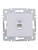 Розетка телефонная 1-м СП Karina RJ11 механизм бел. LEZARD 707-0288-137