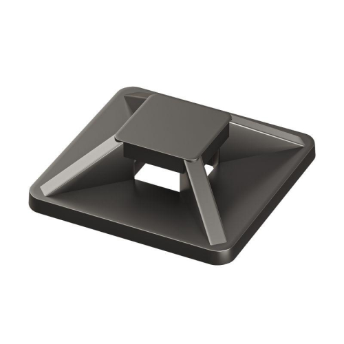 База монтажная двойная самоклеящаяся 25х25 (спец.состав) для хомутов шир. до 4.8мм черн. (уп.100шт) DKC 25475SR3MV