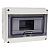 Бокс модульный накладной PDB/W 4008 GR (ЩРН-ПГ- 8) IP65 пластик. Pro JazzWay 5072060