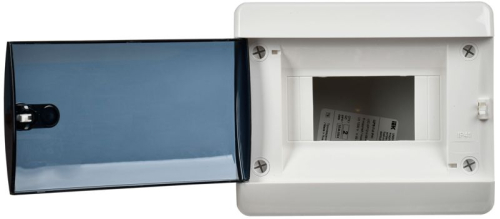 Корпус ЩРВ-П-6 UNION Compact IP41 черн. прозр. дверь пластик. IEK UIC-KP12-V-06-41-K01