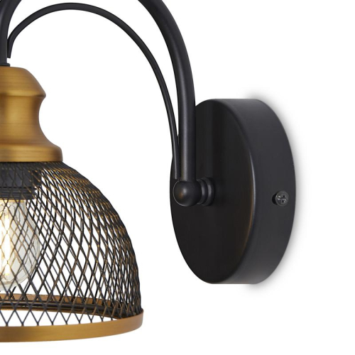 Светильник Caz 1х60Вт E27 IP20 бра настен. Freya FR5527WL-01BBZ