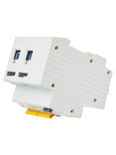 Выключатель автоматический дифференциального тока 2п C 63А 300мА тип AC 4.5кА АД-12 KARAT IEK MAD10-2-063-C-300