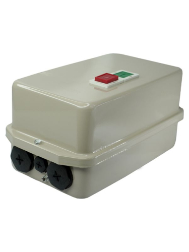 Пускатель электромагнитный ПМЛ-3220Д УХЛ4 Б 50А 380В/50Гц AC 1НО+1НЗ IP54 нереверсивный с реле РТЛ-2057-2 37-50А в корпусе метал. с кнопками ПУСК + СТОП Электротехник ET511514