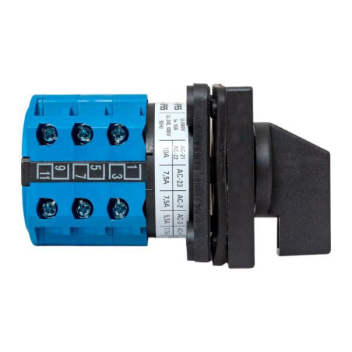 Переключатель кулачковый ПК-1-53 3п 10А "1-2" IP65 EKF pk-1-53-10-65