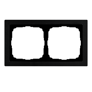 Рамка 2-м ArtGallery Pure метал. оникс SE GAL312302