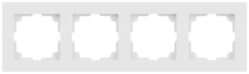 Рамка 4-м СП Accent 6-504-01М бел. матов. Intro Б0063759