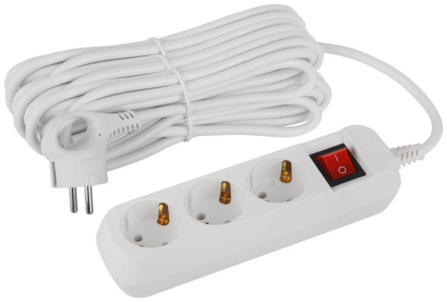 Удлинитель 3х10м с заземл. с выкл. ПВС 3х1 UDL-16-3100-ES Greenline Эра Б0065040