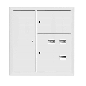 Щит этажный 3кв. слаботочка слева RAL9003 (1000х950х160) PROxima EKF mb29-v-3z-ral9003