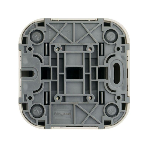 Выключатель 2-кл. ОП Quteo 10А IP20 10AX сл. кость IEK 782232