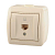 Розетка компьютерная 1-м ОП Nata RJ45 16А IP20 крем. LEZARD 710-0300-139