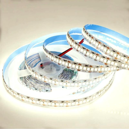 Лента светодиодная 24В 14.4Вт/м smd2835 240 диод/м IP20 1200лм/м PCB 10мм 3000К (уп.5м) Apeyron 00-515