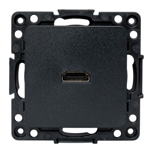 Розетка Стокгольм HDMI механизм черн. EKF EZA00-327-10
