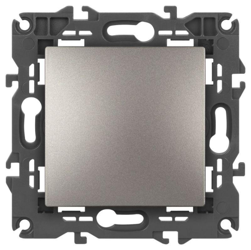Выключатель Elegance 14-1101-16 250В 10АХ титан Эра Б0065782