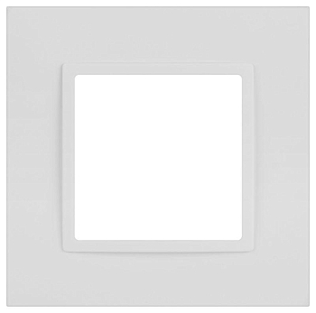 Рамка 1-м Elegance 14-5011-01М Classic для розеток и выключателей матов. бел. Эра Б0065822