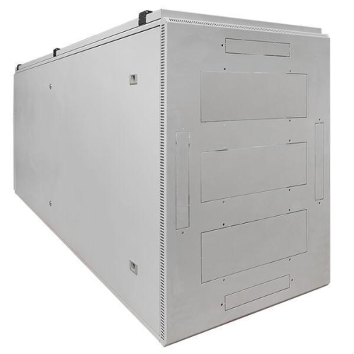 Шкаф напольный 19дюйм TERACOM PRO 33U 600х800мм двери стеклян. с замком-ручкой и метал. сер. EKF TRP-NTC-3368-41G