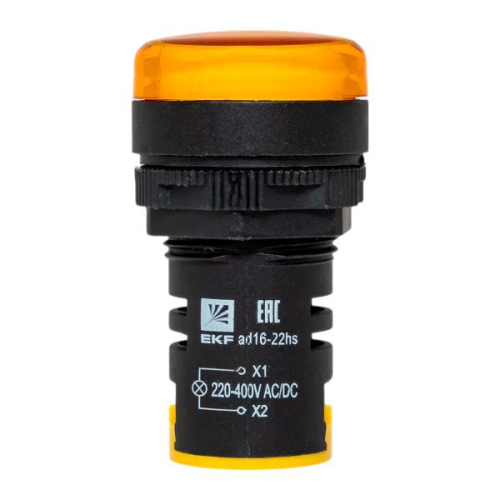 Матрица светодиодная AD16-22HS 220-400 В AC/DC желт. EKF ledm-ad16-y-230acdc