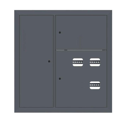 Щит этажный 3кв. слаботочка слева RAL7016 (1000х950х150) PROxima EKF mb29-v-3z-ral7016