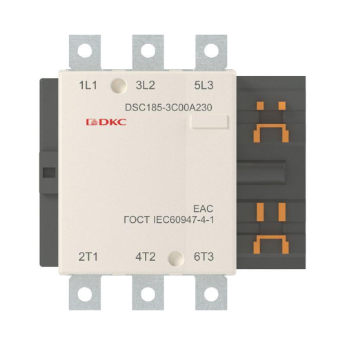 Контактор магнитный DSC185-3C00A230 185А 90кВт (AC3) 220В AC DKC DSC185-3C00A230