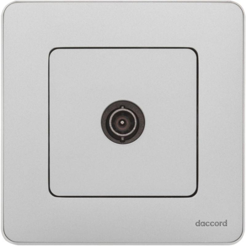 Розетка телевизионная оконечная TV Inspiria 10дБ 5-862мГц механизм алюм. IEK 673872