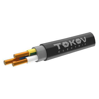 Кабель TOKOV ELECTRIC ППГнг(А)-HF 3х6 ОК (N PE) 0.66кВ (м) ТХМ00409116