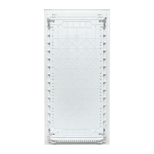 Щит комбинированный встраив. Nova 2 DIN-рейки + 2 монтаж. платы 4 габарит IP41 с метал. перфорированной дверью EKF nv-cb-pmd-2+2