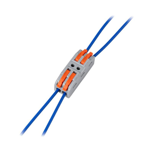 Клемма монтажная СМК PTC-2P 4222 BL/4 450В 32А 0.08-2.5(4.0)кв.мм JazzWay 5073685