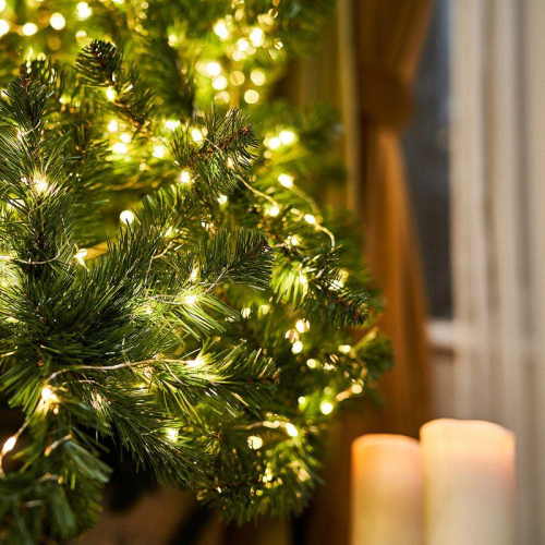 Гирлянда "Роса" 100м 1000LED тепл. бел. с трансформатором Neon-Night 303-236