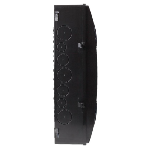 Щиток отркрытая проводка на 20 модулей с 2 вертик.дверцами 390х302х120мм черный IP65 УХЛ1 Ruvinil 69020Ч