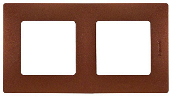 Рамка 2-м Etika какао IEK 672572