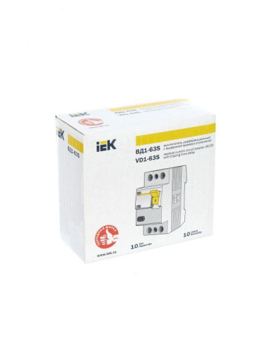 Выключатель дифференциального тока (УЗО) 2п 40А 300мА тип ACS ВД1-63S KARAT IEK MDV12-2-040-300